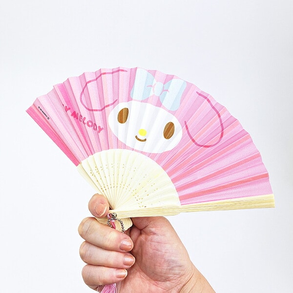 サンリオ マイメロディ ミニ扇子キーホルダー Sanrio