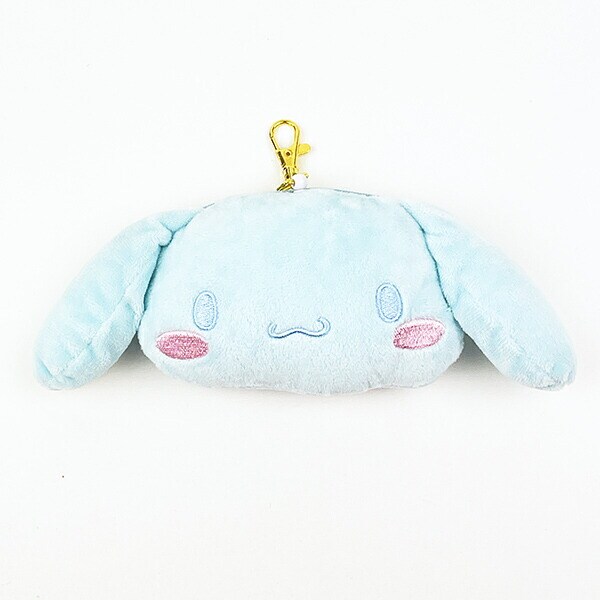 サンリオキャラクターズ フェイスパスケース シナモロール リール付き 定期入れ ICカードケース Sanrio