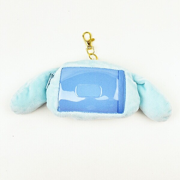 サンリオキャラクターズ フェイスパスケース シナモロール リール付き 定期入れ ICカードケース Sanrio