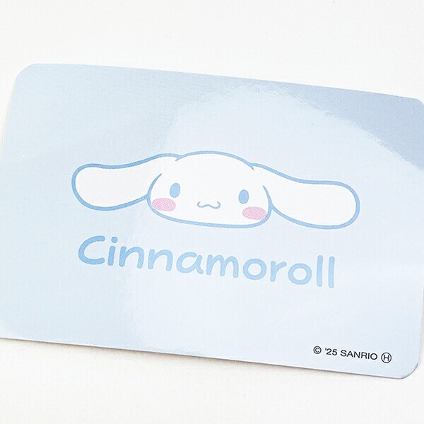 サンリオキャラクターズ フェイスパスケース シナモロール リール付き 定期入れ ICカードケース Sanrio