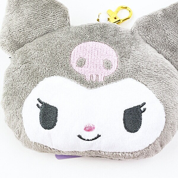 サンリオキャラクターズ フェイスパスケース クロミ リール付き 定期入れ ICカードケース Sanrio