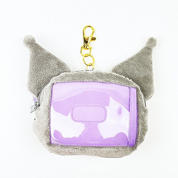 サンリオキャラクターズ フェイスパスケース クロミ リール付き 定期入れ ICカードケース Sanrio