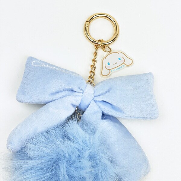 サンリオ シナモロール リボンファーチャーム ブルー シナモン Sanrio