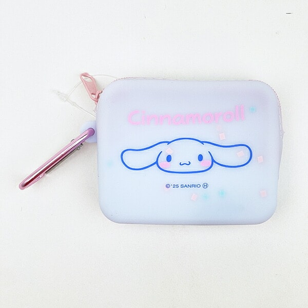 サンリオ シナモロール シリコンミニカラビナポーチ シナモン Sanrio
