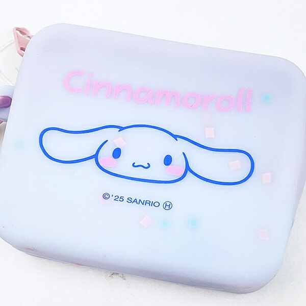 サンリオ シナモロール シリコンミニカラビナポーチ シナモン Sanrio