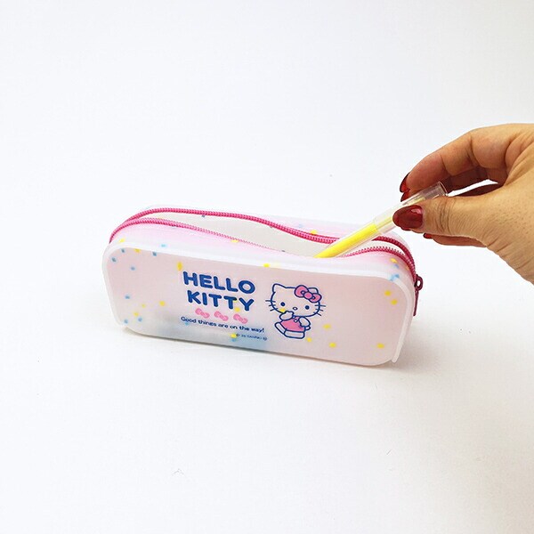 サンリオ ハローキティ シリコンスクエアポーチ Sanrio