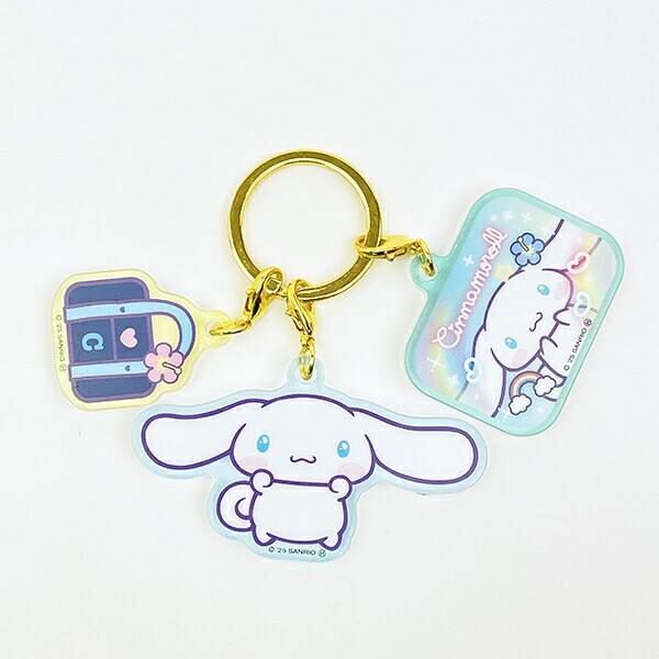 サンリオ シナモロール 3連アクリルキーホルダー 胸キュンメモリーズ シナモン Sanrio
