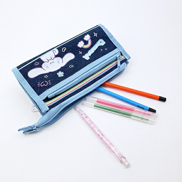 サンリオ シナモロール デニムポーチ 胸キュンメモリーズ 平成レトロ シナモン Sanrio