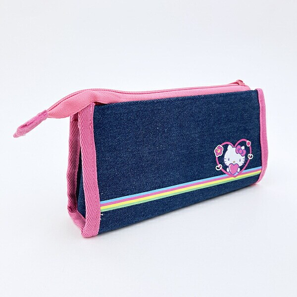 サンリオ ハローキティ デニムポーチ 胸キュンメモリーズ 平成レトロ Sanrio