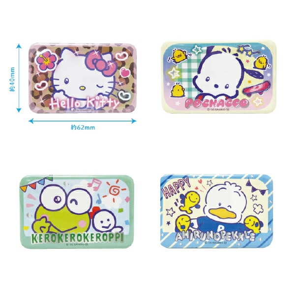 サンリオ 缶バッジ (プリクラ型) 胸キュンメモリーズ 全8種 コンプリートBOX Sanrio
