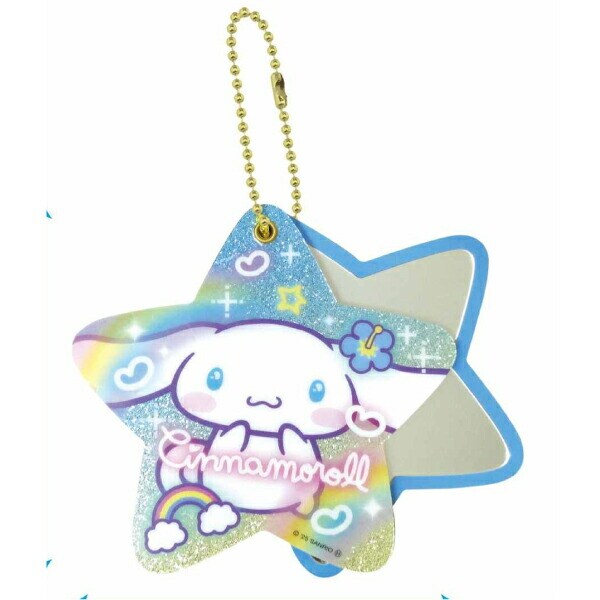 サンリオ シナモロール キラキラスライドミラー 胸キュンメモリーズ キーホルダー シナモン Sanrio