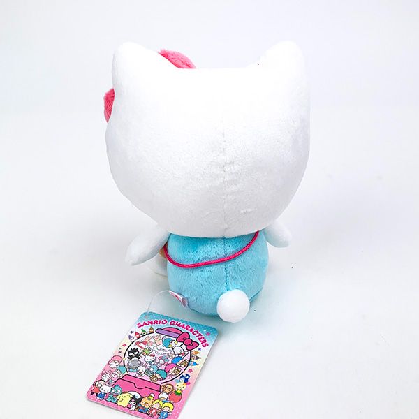 サンリオ ハローキティ なつかしシリーズ お座りぬいぐるみ インテリア ブルー