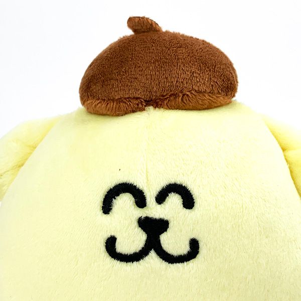 サンリオ おえかきさん×さんりおきゃらくたーず ポムポムプリン お座りぬいぐるみ インテリア イエロー