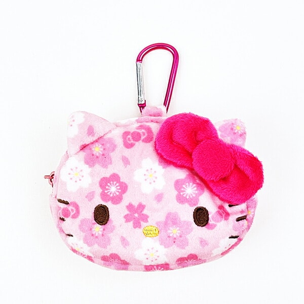 サンリオ 和雑貨シリーズ  フェイスカラビナポーチ ハローキティ 小物入れ Sanrio