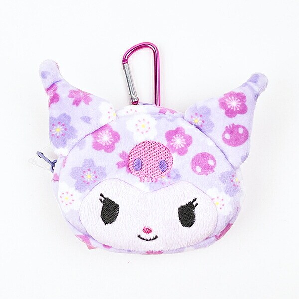 サンリオ 和雑貨シリーズ  フェイスカラビナポーチ クロミ 小物入れ Sanrio