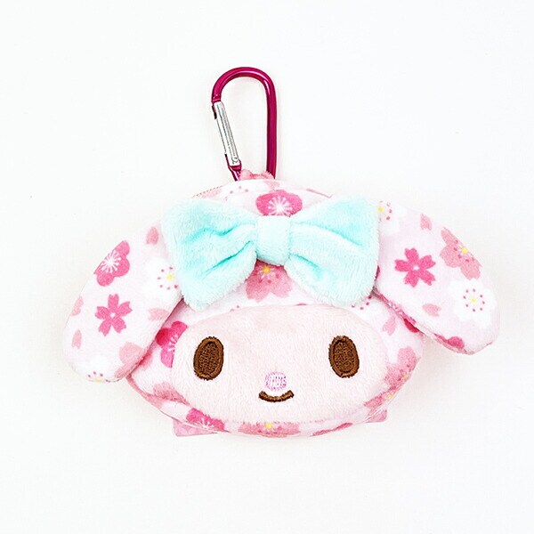 サンリオ 和雑貨シリーズ  フェイスカラビナポーチ マイメロディ 小物入れ Sanrio