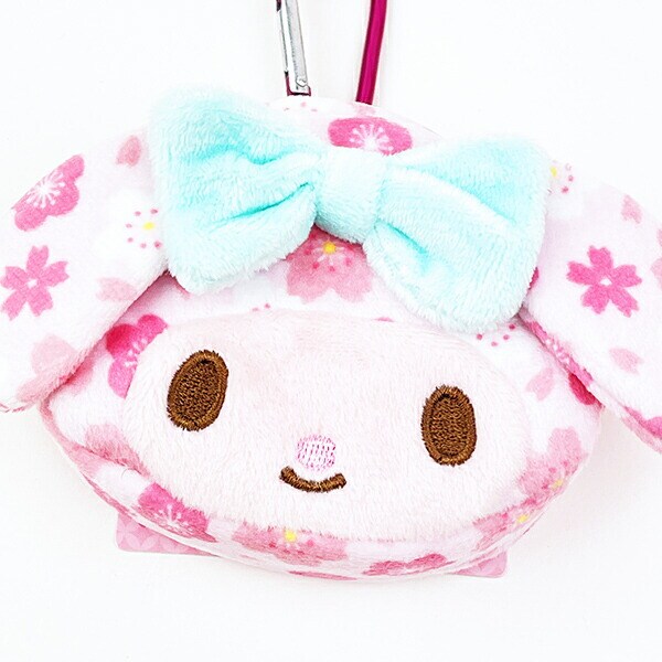 サンリオ 和雑貨シリーズ  フェイスカラビナポーチ マイメロディ 小物入れ Sanrio