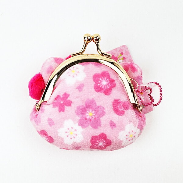 サンリオ 和雑貨シリーズ  フェイスミニがま口 ハローキティ ポーチ コインケース Sanrio