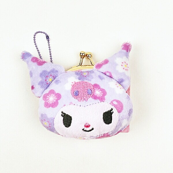 サンリオ 和雑貨シリーズ  フェイスミニがま口 クロミ ポーチ コインケース Sanrio