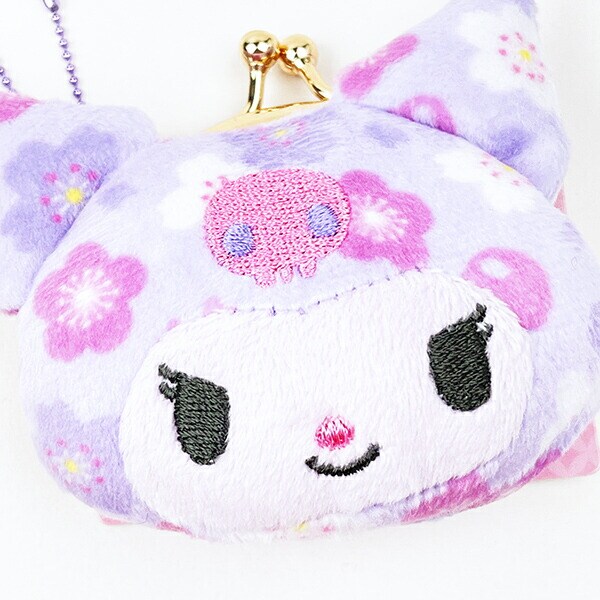 サンリオ 和雑貨シリーズ  フェイスミニがま口 クロミ ポーチ コインケース Sanrio