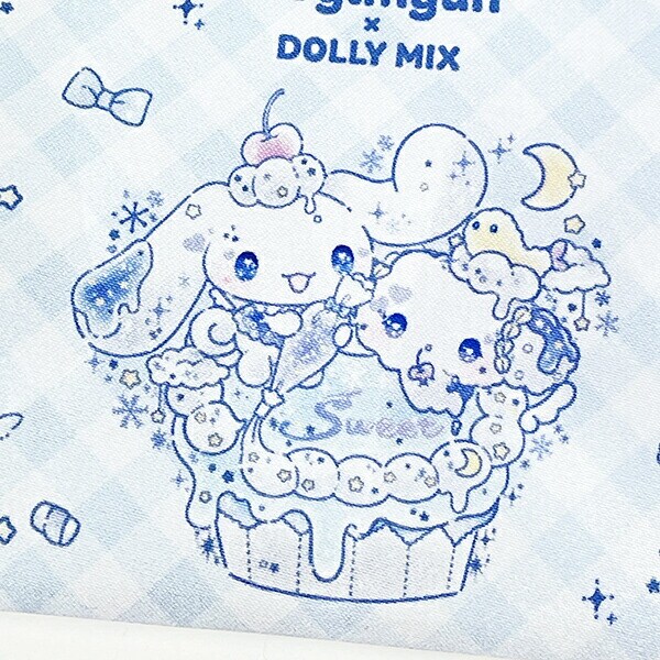 サンリオ シナモロール こぎみゅん DOLLY MIX  ミニ巾着 巾着袋 コラボ ブルー