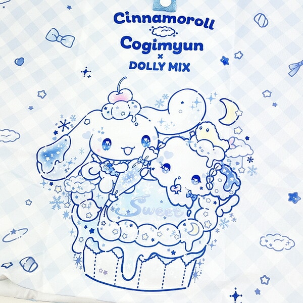 サンリオ シナモロール こぎみゅん DOLLY MIX  折りたたみエコバッグ コラボ ブルー
