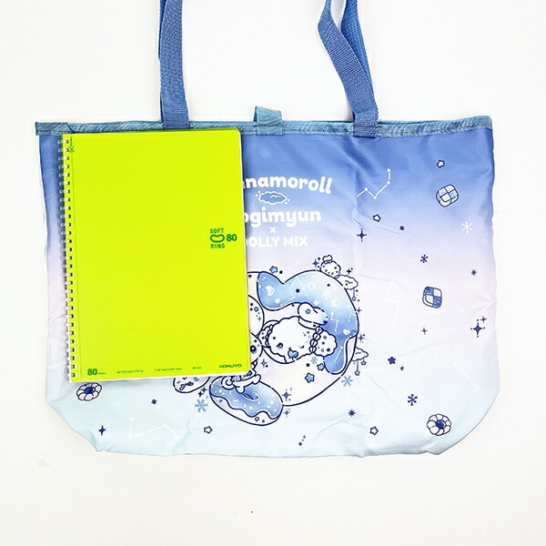 サンリオ シナモロール こぎみゅん DOLLY MIX  折りたたみエコバッグ コラボ ブルー
