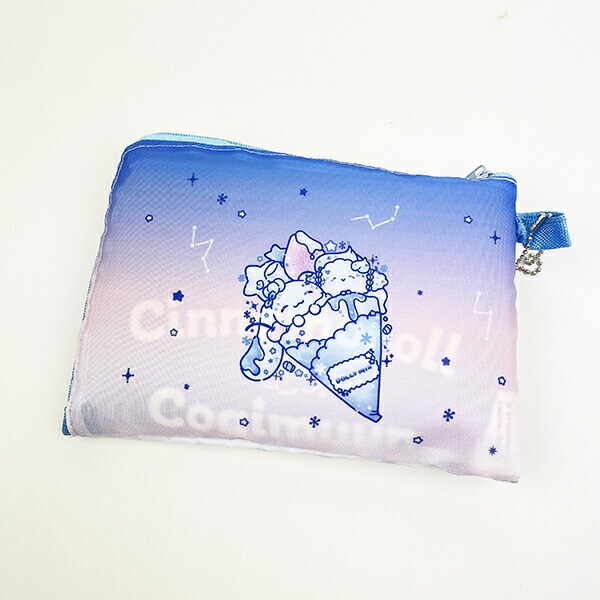 サンリオ シナモロール こぎみゅん DOLLY MIX  折りたたみエコバッグ コラボ ブルー