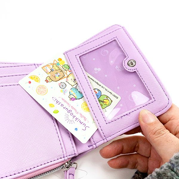 Analogue Pocket クリアパープル MOTHER 1+2 付属品あり dショッピング |すみっコぐらし 折り財布 パープル 財布 二