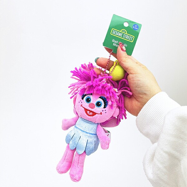セサミストリート アビー ボールチェーンマスコット ぬいぐるみ(S)
