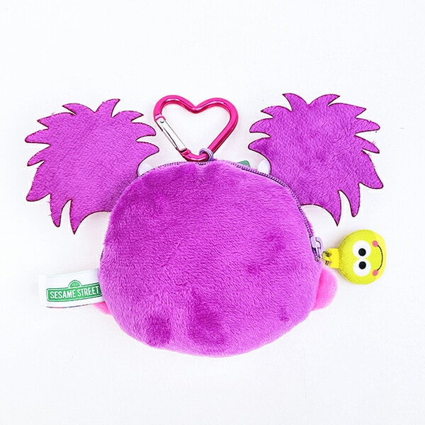 セサミストリート アビー カラビナ付き小銭入れ