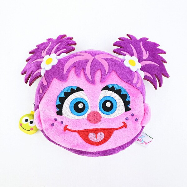 セサミストリート アビー ぬいぐるみフェイスポーチ