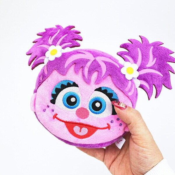 セサミストリート アビー ぬいぐるみフェイスポーチ