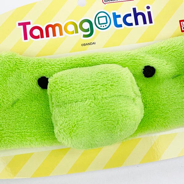 たまごっち Tamagotchi ヘアバンド くちぱっち バス用品 メイク 洗顔 グリーン