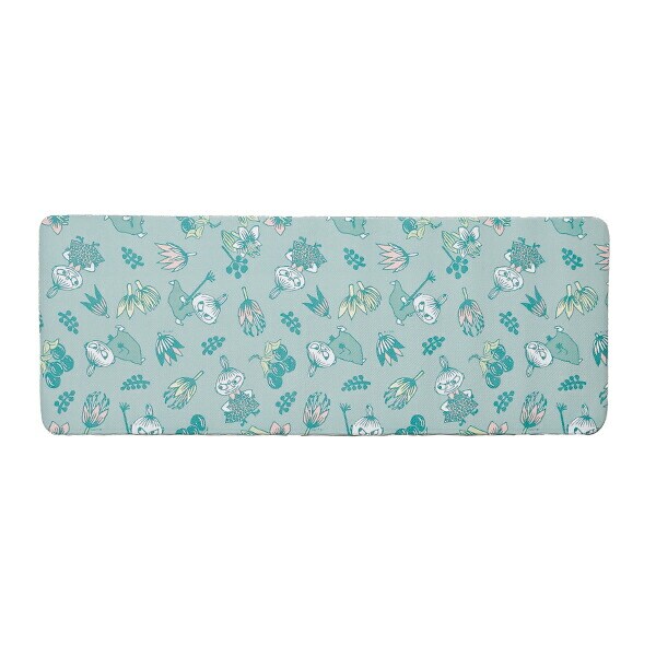 ムーミン (ボタニカルグリーン/リトルミイ) キッチンマット【45cm×120cm】 MOOMIN