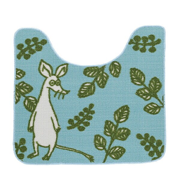 ムーミン トイレタリー2点セット (トイレマット・蓋カバーセット) インザリーフ MOOMIN