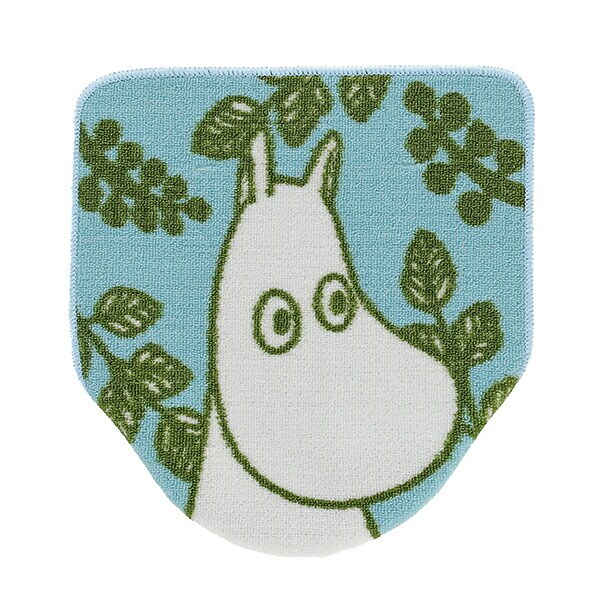 ムーミン トイレタリー2点セット (トイレマット・蓋カバーセット) インザリーフ MOOMIN