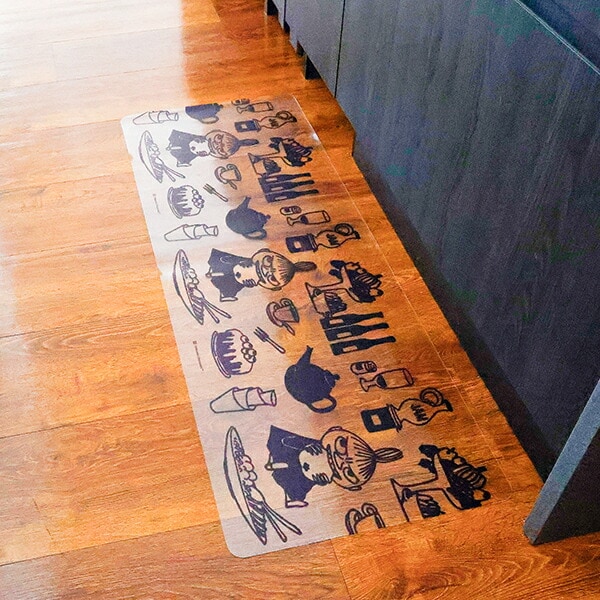 ムーミン リトルミイ 透明キッチンマット(S) MOOMIN 【45×120cm】