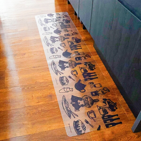 ムーミン リトルミイ 透明キッチンマット(L) MOOMIN 【45×180cm】