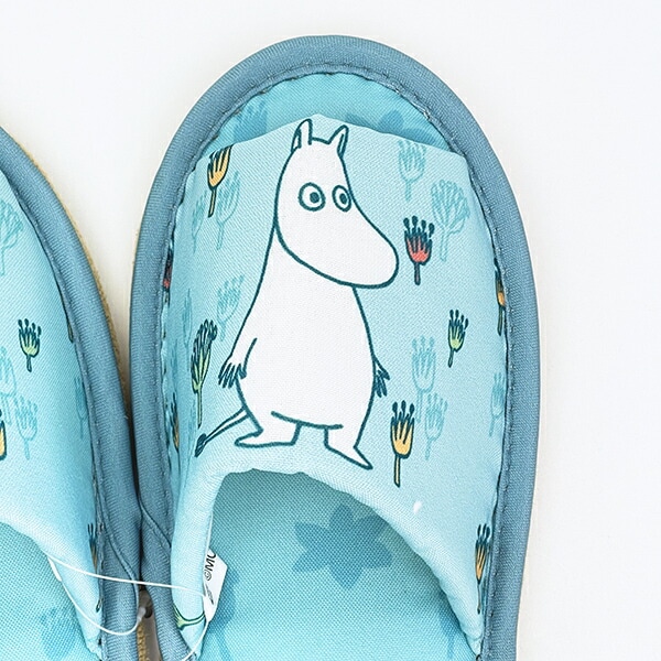 ムーミン スリッパ ブルーミニプランツ (22～24cm)  キッチン MOOMIN