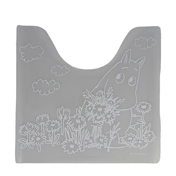 ムーミン 透明トイレマット MOOMIN