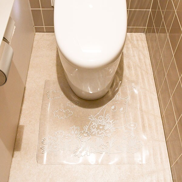 ムーミン 透明トイレマット MOOMIN