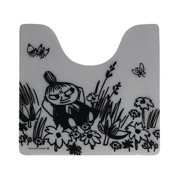 ムーミン リトルミイ 透明トイレマット MOOMIN