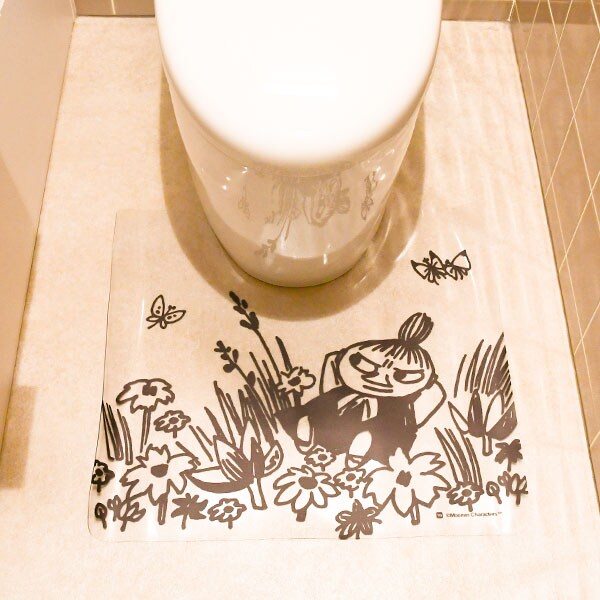 ムーミン リトルミイ 透明トイレマット MOOMIN
