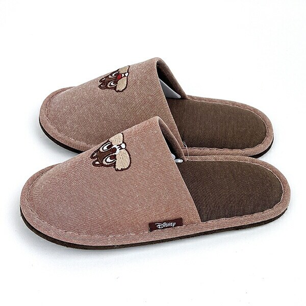 ディズニー チップとデール もぐもぐ スリッパ（約22cm～24cm対応） ルームシューズ Disney