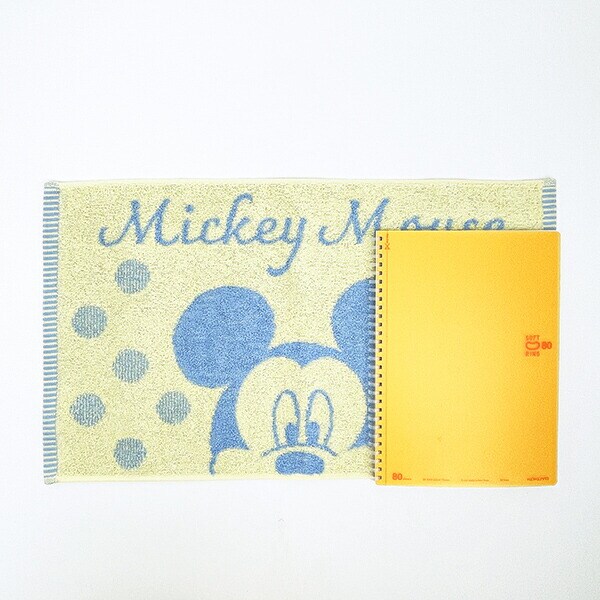 ディズニー ミッキー ミニタオルバスマット （水玉ミッキー） Disney