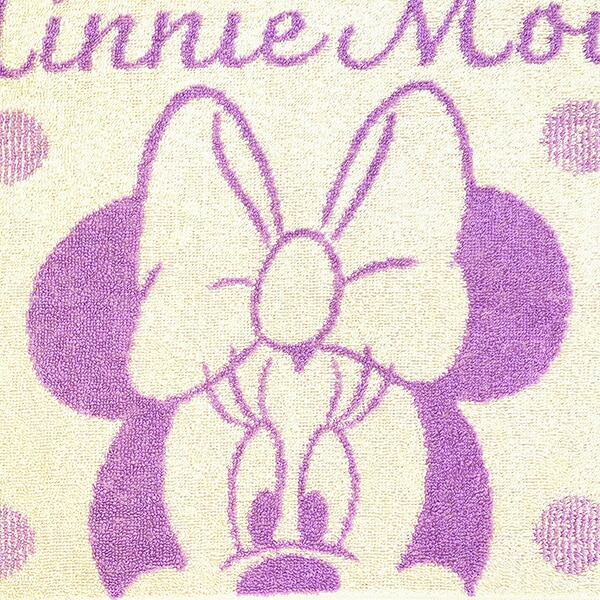 ディズニー ミニー ミニタオルバスマット （水玉ミニー） Disney