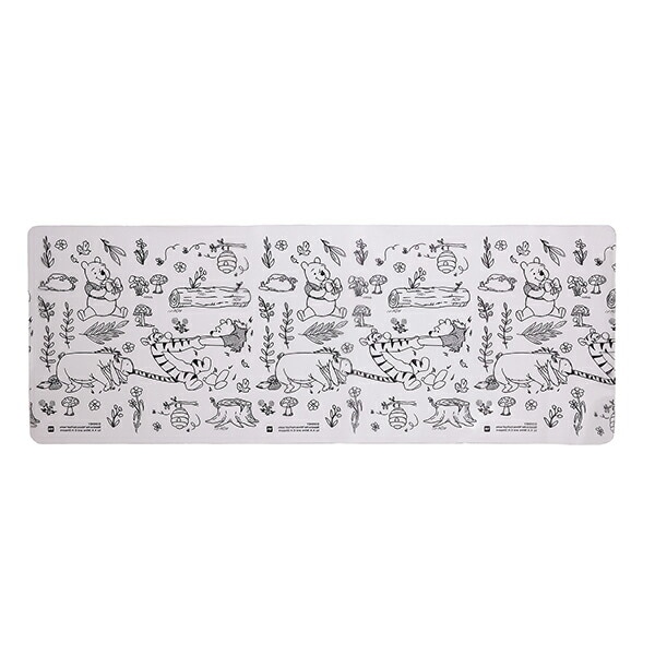 ディズニー くまのプーさん 透明キッチンマット フォレストプー(S) Disney 【45×120cm】