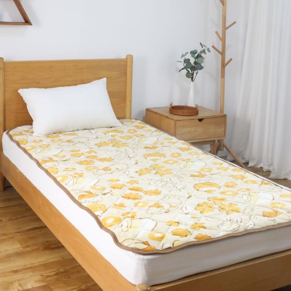 ディズニー くまのプーさん 敷パッド(ワームオレンジ) 寝具用品 シングルサイズ Disney
