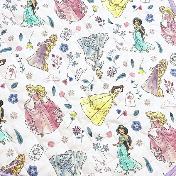 ディズニープリンセス コットカバー フローラルデコレーション ベビー キッズ Disney